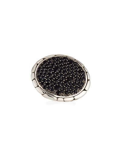 Kali Pure Lava Black Sapphire Ring,