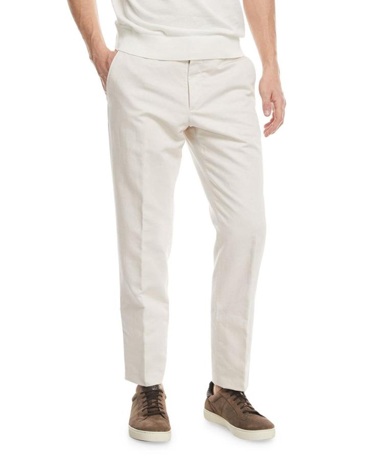 Chino Flat-front Pants