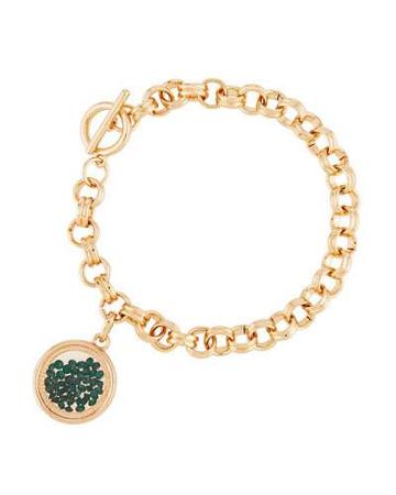 Emerald Round Shaker Bracelet
