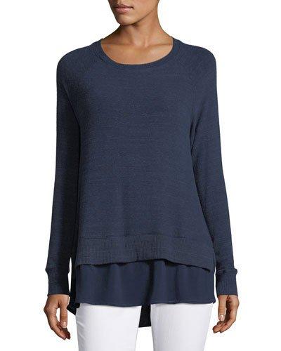 Double-layer Crewneck