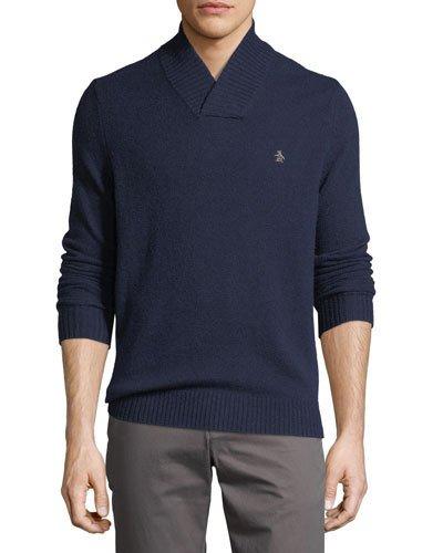 Wool-blend Elbow-patch