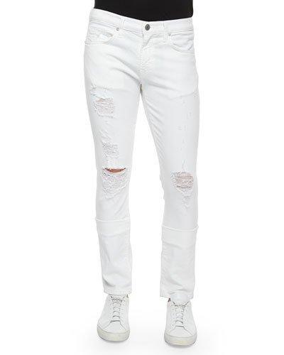 Tyler Deconstructed Slim Jeans, White