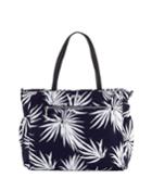 Large Palm-print Diaper Tote Bag