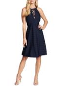 Halter Crisscross-neck Bandage Dress