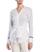 Button-front Wrap