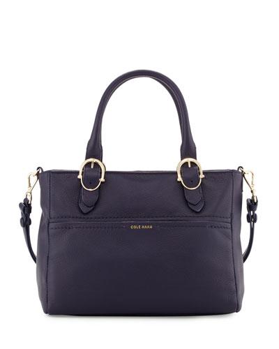 Small Leather Tote Bag, Night