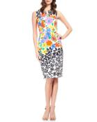 Floral Split-neck