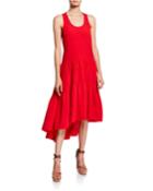 Tiered High-low Flounce
