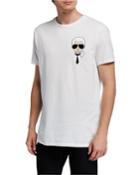 Men's Graphic-print Head Cotton T-shirt