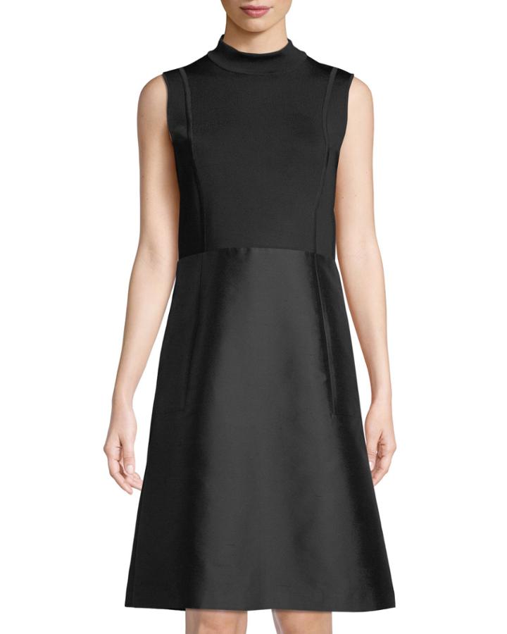 Indra Knit-top A-line Dress