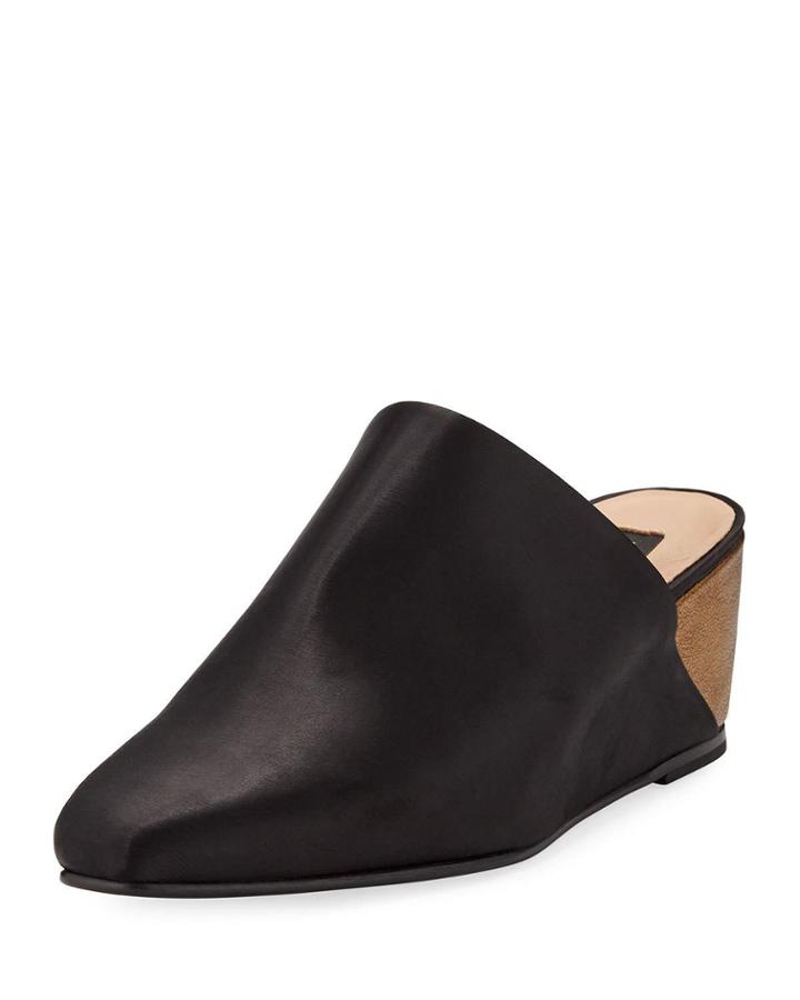 Mercer Satin Mule With