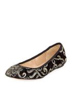 Leroux Sequined Ballerina Flat