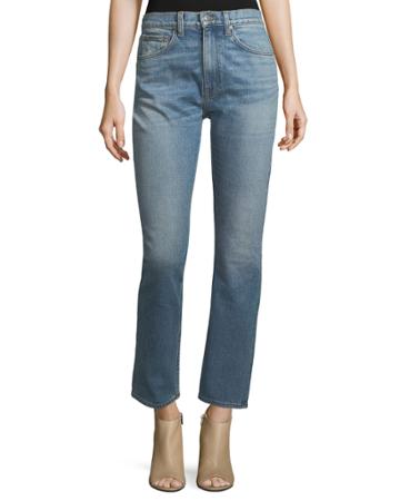 Wright Classic High-waist Cigarette Jeans