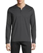 Men's Tech-fabric Henley T-shirt