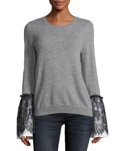 Cashmere Lace-trim