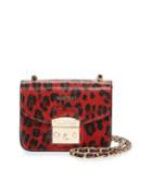 Bijou Leopard-print Leather Crossbody Bag