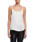 Satin Scoop-neck Cami