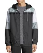 Men's Archive Logo Wind Resistant Jacket, Grey/black