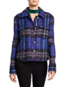 Emmons Plaid Wool-blend Jacket