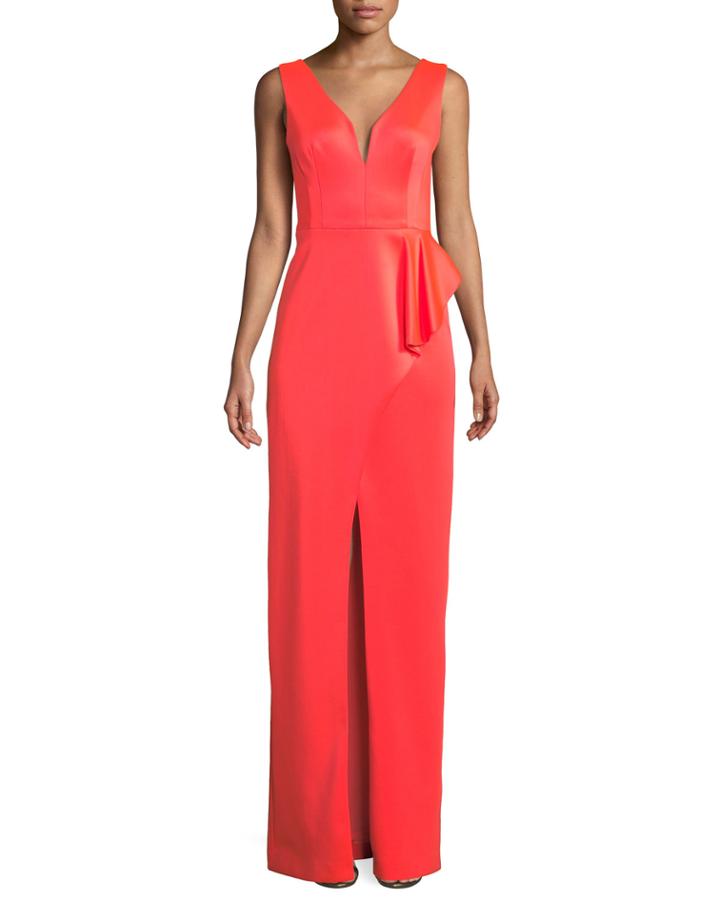 Hendricks Sleeveless Column Gown