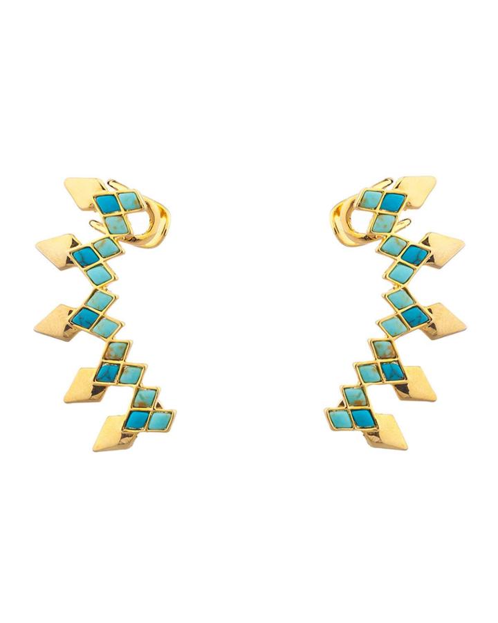 Cubic Zirconia Earring Crawlers