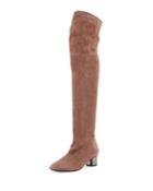 Piloul Stretch-suede Knee Boot
