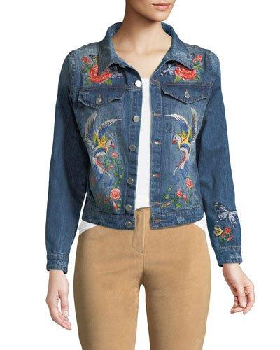 Embroidered Denim Jacket