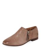 Terri Leather Zip Ankle Booties