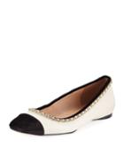 Kristen Chain Embellished Ballet Flats