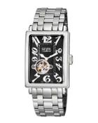 Avenue Of Americas Intravedre Automatic Black Dial Bracelet Watch