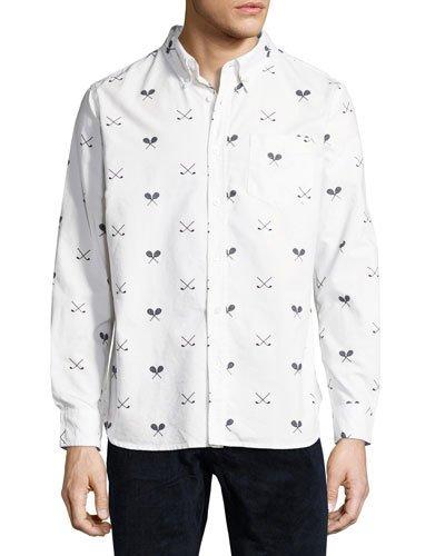Sports-print Long-sleeve