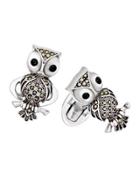 Owl With Marcasite Cuff