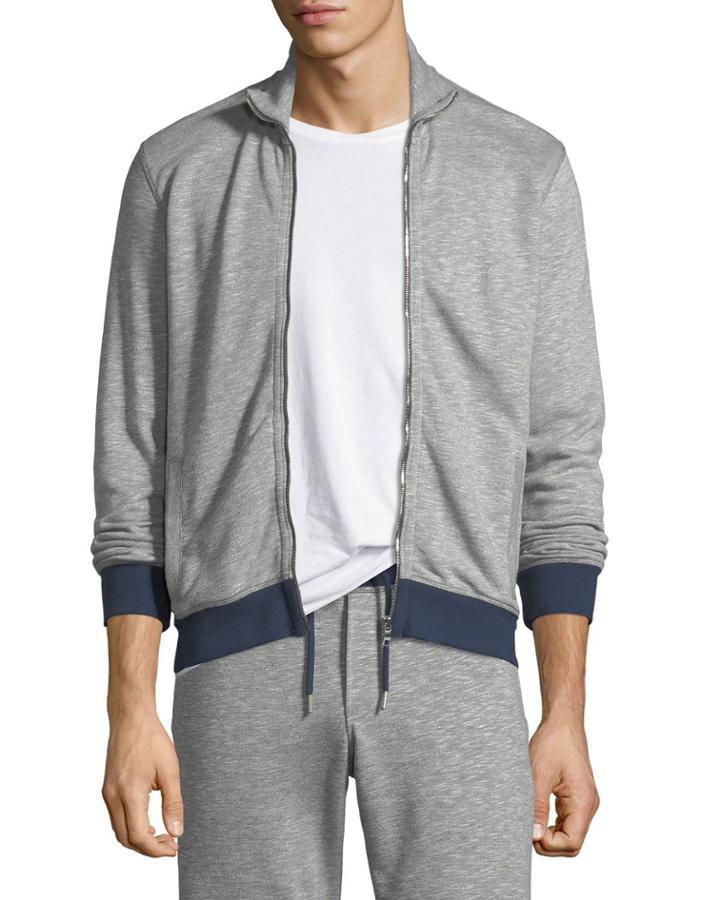 Kirke Contrast-trim Zip-front Jacket