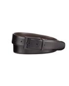 Leather Reversible Belt, Black
