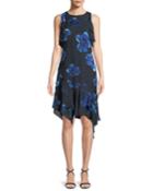 Serenity Floral-burnout Ruffled Dress