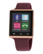 Air 2 Smartwatch W/ Touch Screen, Red/rose
