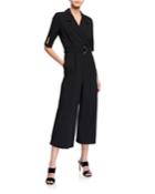 Cropped Wide-leg Jumpsuit
