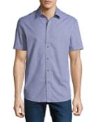 Men's Carter Check Print Short-sleeve