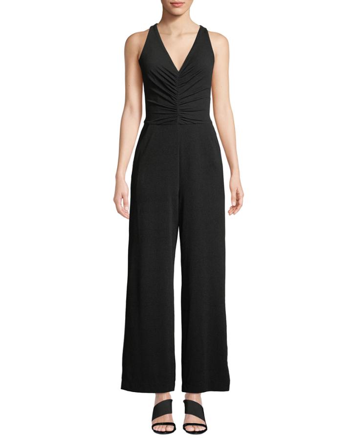 Ruched-bodice Jumpsuit