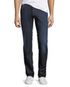 Lightweight Dark-wash Straight-leg Jeans