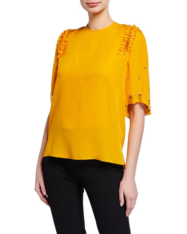 Krissy Embellished Elbow-sleeve