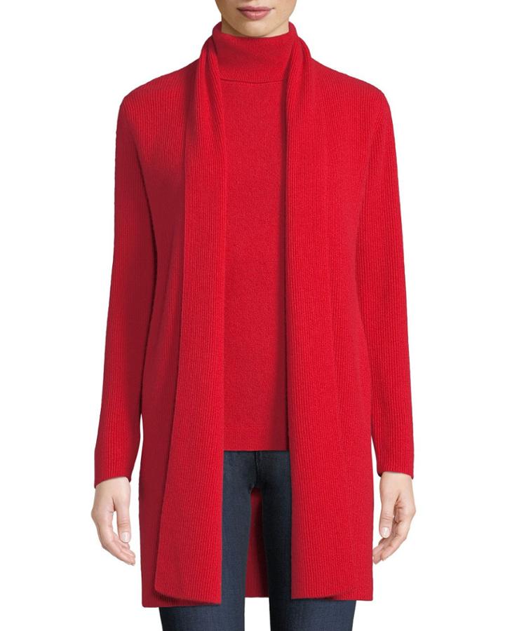 Cashmere Full-needle Duster Cardigan