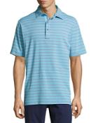 Fine Line Stripe-print Polo