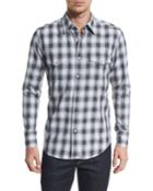 Western-style Washed Check Sport