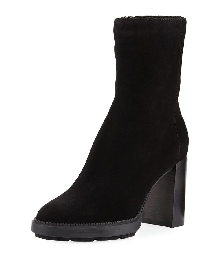 Isla Suede Block-heel Boot