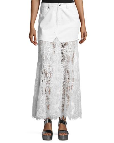 Denim & Lace Maxi