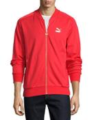 Knit Bomber Jacket, Puma Red