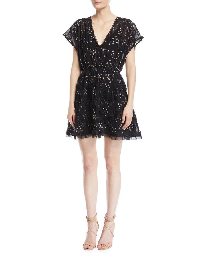 Courts Floral-print Frill