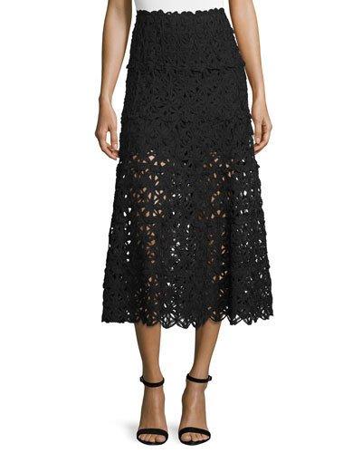 Ribbon Lace Midi