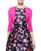 Cashmere/silk-blend Cropped Bolero